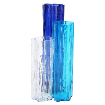 Product Image: Vase Flora Blue Glass