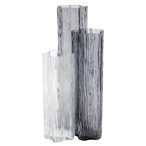 Vase Flora Gray Glass