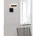 Sconce Aerial 1 Lamp Antique Nickel Frosted