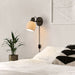 Sconce Petaluma Alex Brokamp 1 Lamp Matte Black/Bone Bone Porcelain