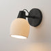 Sconce Petaluma Alex Brokamp 1 Lamp Matte Black/Bone Bone Porcelain