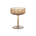 Glassware Set Reinhard Handblown Coupe Amber Glass