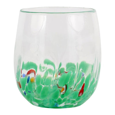 Product Image: Tumbler Chiara Short Green Glass 14 Ounce