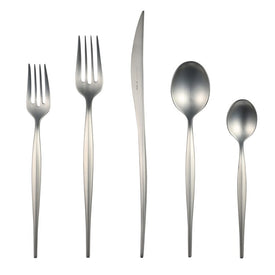 Flatware Place Setting Natura Set of 4 20PC Satin Stainless Steel Dishwasher Safe