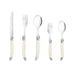 Flatware Set Connoisseur Laguiole Service for 4 20PC Ivory Acrylic/Stainless Steel