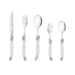 Flatware Set Connoisseur Laguiole Service for 4 20PC Pearl White Acrylic/Stainless Steel
