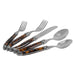 Flatware Set Connoisseur Laguiole Service for 4 20PC Tortoise Acrylic/Stainless Steel