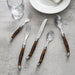 Flatware Set Connoisseur Laguiole Service for 4 20PC Tortoise Acrylic/Stainless Steel