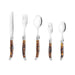 Flatware Set Connoisseur Laguiole Service for 4 20PC Tortoise Acrylic/Stainless Steel