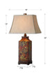 Colorful Flowers Table Lamp by Grace Feyock - OPEN BOX