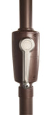Catalina 6.6' x 10' Rectangular Push Button Tilt Umbrella - OPEN BOX