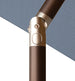 Catalina 6.6' x 10' Rectangular Push Button Tilt Umbrella - OPEN BOX