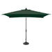 Catalina 6.6' x 10' Rectangular Push Button Tilt Umbrella - OPEN BOX