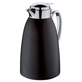 Venezia 34 Oz. Stainless Steel Insulated Server with Sugar and Creamer Set - Matt Black