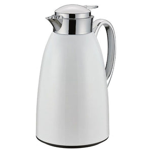 Venezia 34 Oz. Stainless Steel Insulated Server with Sugar and Creamer Set - White