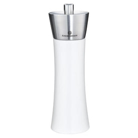 Augsburg Salt and Pepper Mill Set - Gloss White and Stainless