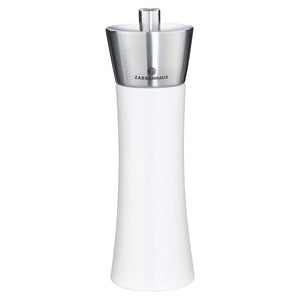 Augsburg Salt and Pepper Mill Set - Gloss White and Stainless