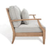 Martinique Wood Patio Loveseat