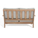 Martinique Wood Patio Loveseat