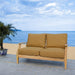 Martinique Wood Patio Loveseat