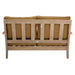 Martinique Wood Patio Loveseat