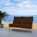 Martinique Wood Patio Loveseat