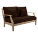 Martinique Wood Patio Loveseat