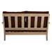 Martinique Wood Patio Loveseat