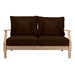 Martinique Wood Patio Loveseat