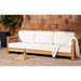 Guadeloupe Three-Seat Teak Sofa