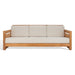 Guadeloupe Three-Seat Teak Sofa