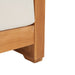 Andros Three-Seat Teak Patio Sofa