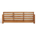 Andros Three-Seat Teak Patio Sofa