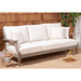 Martinique Three-Seat Wood Patio Sofa