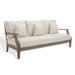 Martinique Three-Seat Wood Patio Sofa