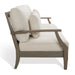 Martinique Three-Seat Wood Patio Sofa