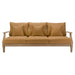 Martinique Three-Seat Wood Patio Sofa