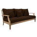 Martinique Three-Seat Wood Patio Sofa