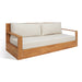 Kauai Three-Seat Brazilian Teak Patio Sofa