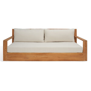Kauai Three-Seat Brazilian Teak Patio Sofa