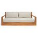 Kauai Three-Seat Brazilian Teak Patio Sofa