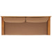 Kauai Three-Seat Brazilian Teak Patio Sofa
