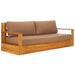 Kauai Three-Seat Brazilian Teak Patio Sofa