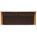 Kauai Three-Seat Brazilian Teak Patio Sofa