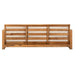 Molokai Three-Seat Teak Patio Sofa