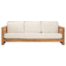 Molokai Three-Seat Teak Patio Sofa