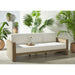 Santiago Three-Seat Eucalyptus Patio Sofa