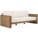 Santiago Three-Seat Eucalyptus Patio Sofa