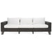 Margarita Three-Seat Wicker Patio Sofa