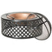 Jamaica Fire Pit with Screen and Log Turner